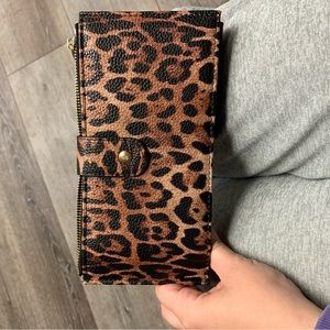 Cheetah print wallet